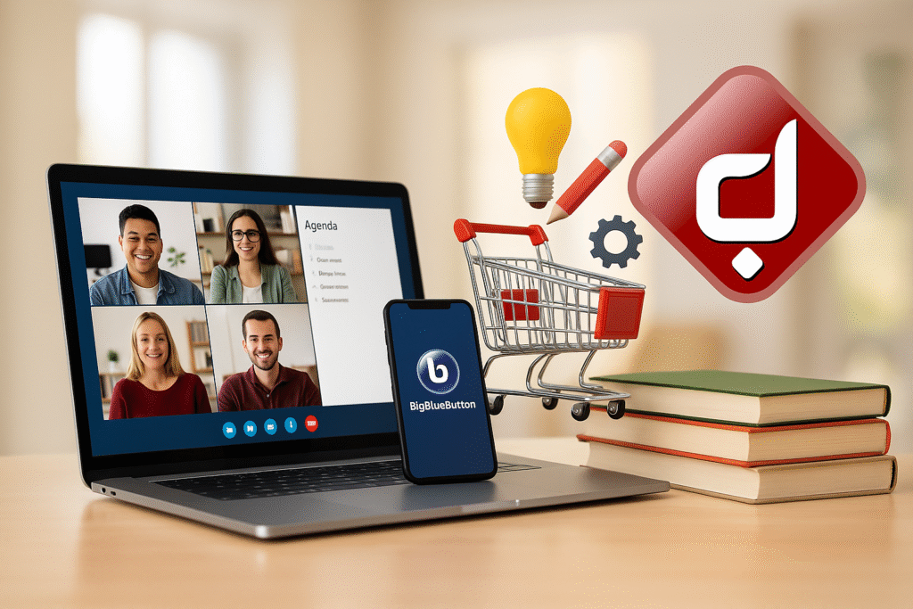 خرید بیگ بلو باتن — بهترین راهکار وبینار و کلاس آنلاین در ایران